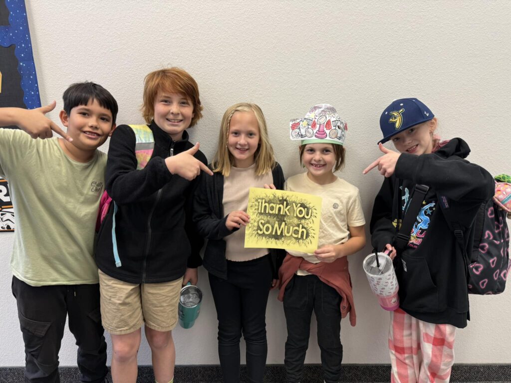 thank you from kiddos
