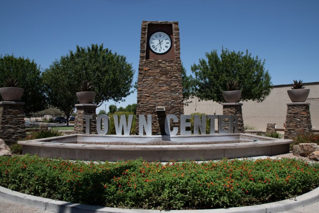EDUPRIZE Queen Creek charter school campus at the foot of the San Tan Mountains