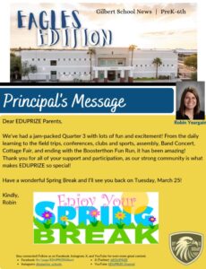 K-6 Newsletter 3.7.25