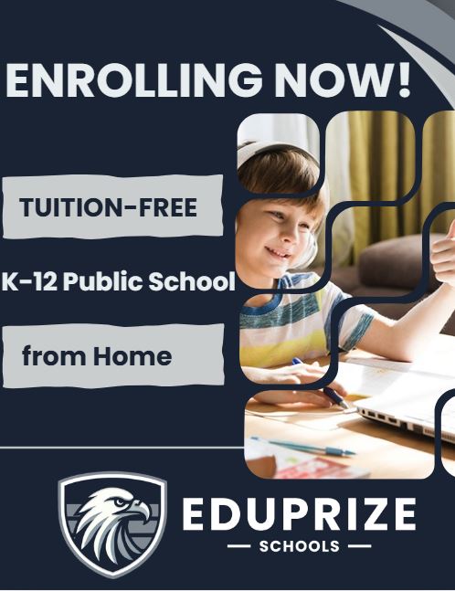 edupprize online students learning independently; virtual charter school independence