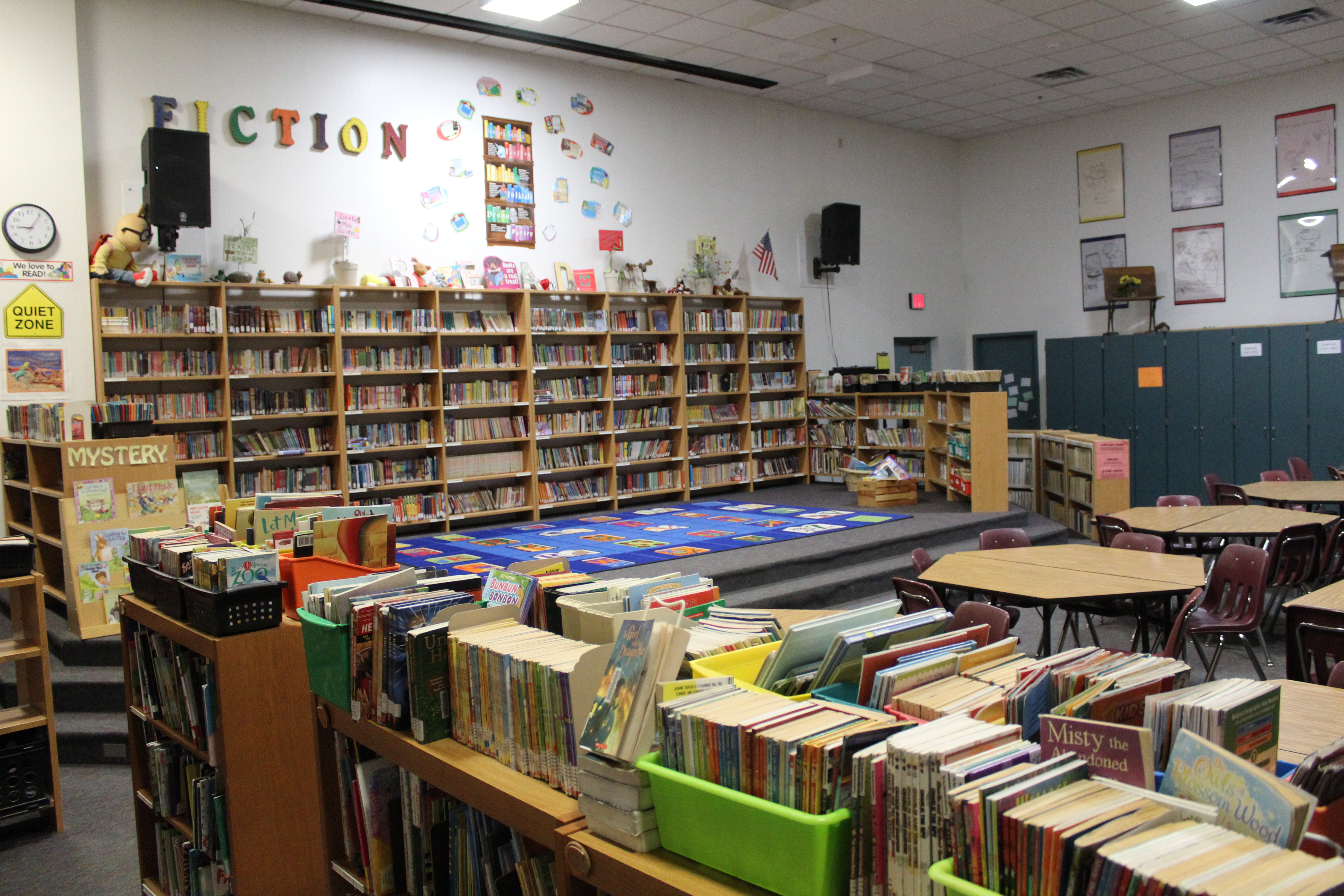 A classroom at EDUPRIZE Gilbert with engaged students working on hands-on learning projects in a vibrant, well-lit room.