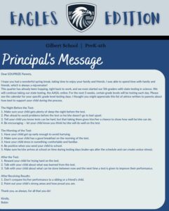 K-6 Newsletter 3.28.25