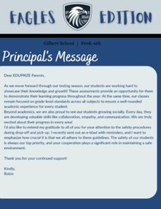 K-6 Newsletter 4.4.25