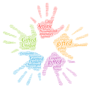 Gifted EDUPRIZE student working on a creative and advanced classroom project