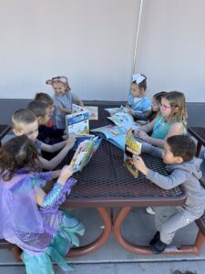 EDUPRIZE Pre-K students participating in hands-on classroom activities with certified teachers in Gilbert, Arizona. (