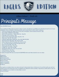 K-6 Newsletter 4-25-25