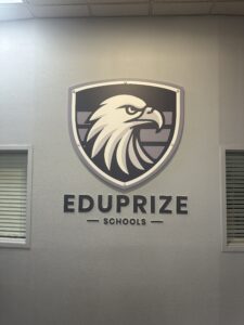 K–12 students at EDUPRIZE Gilbert working together during a group leadership activity