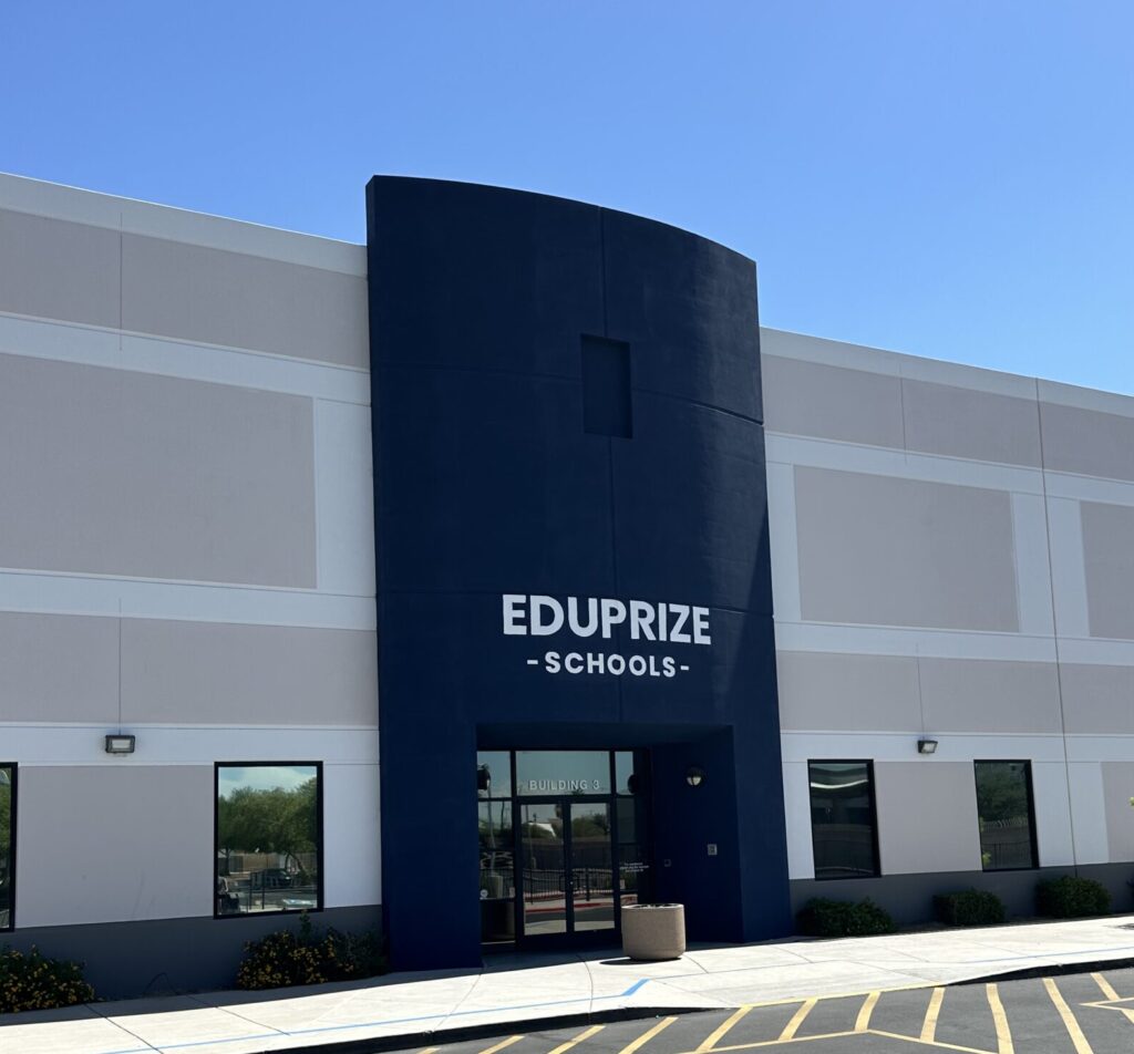 Students starting school at EDUPRIZE Gilbert