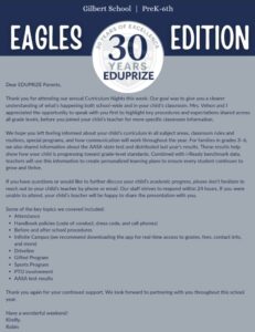 K-6 Newsletter 8-9-25