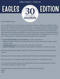 K-6 Newsletter 8-29-25