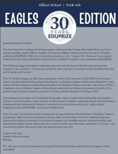K-6 Newsletter 9.27.25
