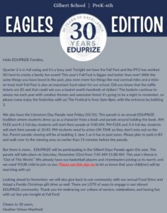 K-6 Newsletter 10-24-25