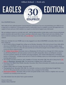 K-6 Newsletter 11-14-25