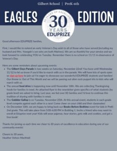 K-6 Newsletter 11-7-25