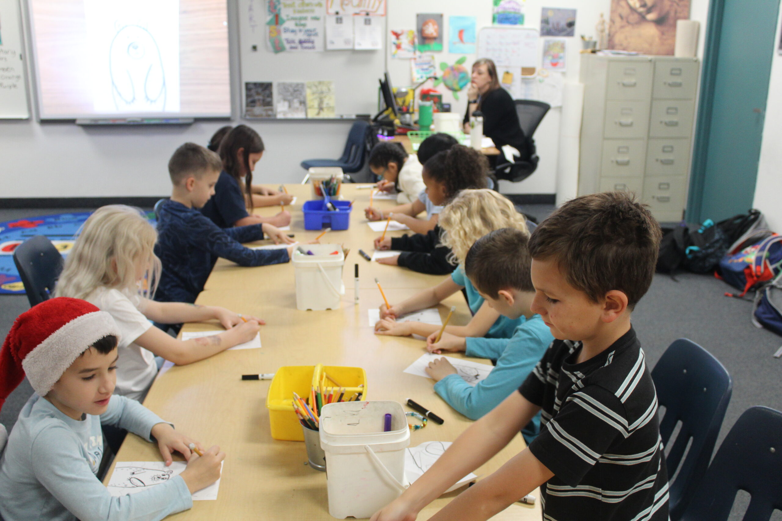 Students participating in academic and STEAM activities at EDUPRIZE Gilbert near Mesa AZ