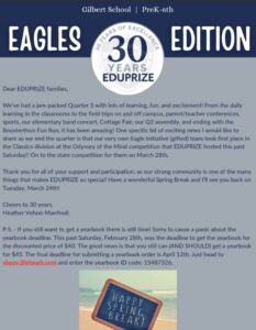 K-6 Newsletter 3.6.26