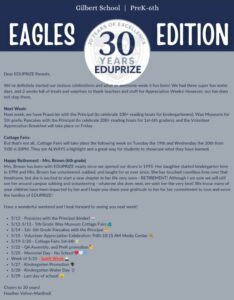 K-6 Newsletter 5.8.26