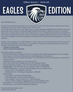 Gilbert Newsletter 9.11.26